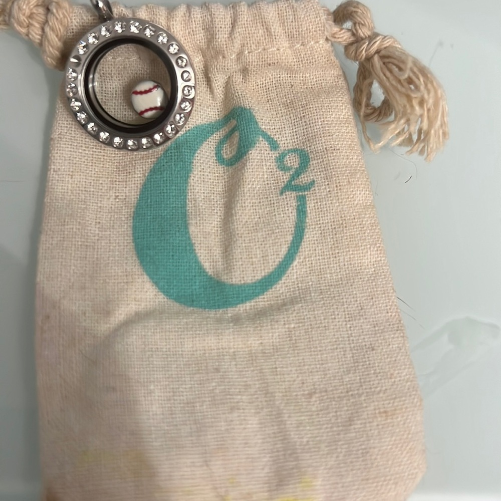 Origami Owl Baseball, brand new, never taken out or worn.